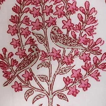 GURU JEE™ Handmade Table Cloth Printed Cotton Tablecover 60 Inch X 90 Inch 6 Seater Dining Table