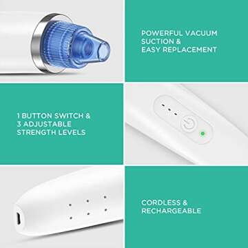 VOYOR Blackhead Remover Electric Pore Vacuum for Clear Skin