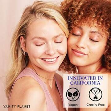 Vanity Planet LEDA Blue LED Silicone Face Brush Deep Cleansing