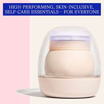 Vanity Planet LEDA Blue LED Silicone Face Brush Deep Cleansing