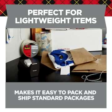 Scotch Shipping Packaging Tape, 1.88" x 54.6 yd, 6 Rolls (3350-6)