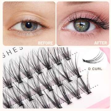 Bodermincer 20D 0.07mm Thickness 8-22mm To Choose Grafting False Eyelashes False Eyelashes Individual Natural Long Mink Fake Eyelashes Extension Handmade Bulk Wholesale (8mm)