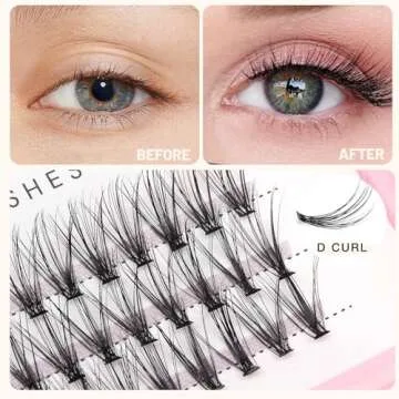 Bodermincer 20D 0.07mm Thickness 8-22mm To Choose Grafting False Eyelashes False Eyelashes Individual Natural Long Mink Fake Eyelashes Extension Handmade Bulk Wholesale (8mm)