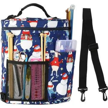 Looen Yarn Storage Tote for Knitting and Crochet