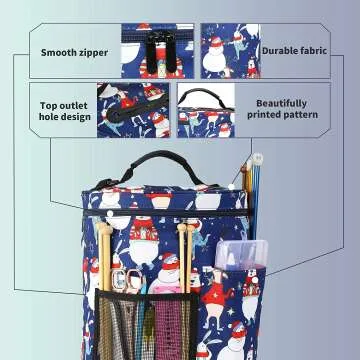 Looen Yarn Storage Tote for Knitting and Crochet