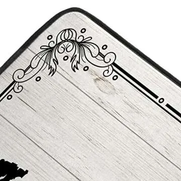 ROMAMIGO Laundry Room Rug Runner Non Slip Laundry Mats Mudroom Runner Farmhouse Kitchen Floor Mat Bathroom Laundry Room Decor Accessories(Beige, 20 X 47 inch)