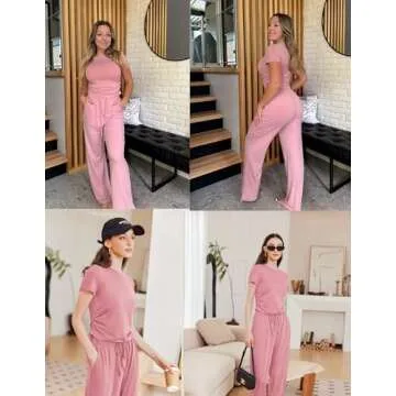 Stylish Cnlinkco Women’s 2 Piece Loungewear Set