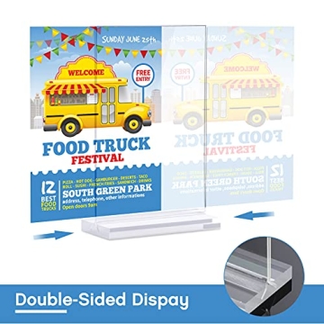 Yalikop 15 Acrylic Sign Holders for Weddings and Events