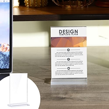 Yalikop 15 Acrylic Sign Holders for Weddings and Events