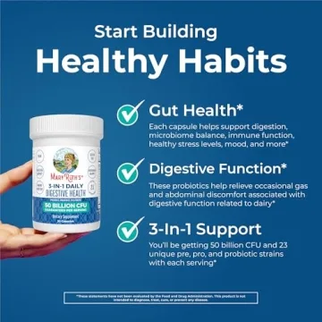 MaryRuth 3-in-1 Probiotics for Digestive Health 50B CFU