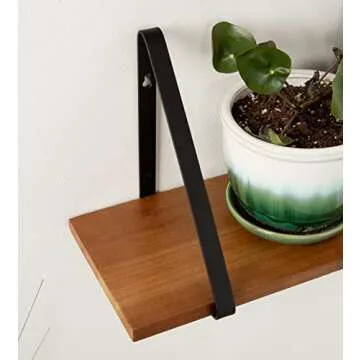 Kate and Laurel Soloman Wooden Shelves Set - Rustic Charm