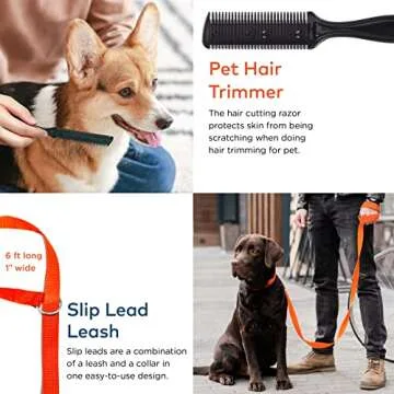 ARCA PET Cat & Dog First Aid Kit | Vet Approved |108-Piece Safety Essentials, Durable Case with Reflective Safety Strips, Includes Thermometer, Emergency Card and Pet First Aid Manual