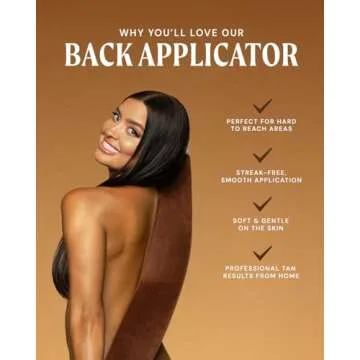 Peta Jane Back Tanning Applicator Mitt - Streak-Free, Easy Reach Self Tanner for Back & Body, Sunles...