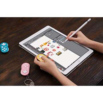 8Bitdo Zero 2 Bluetooth Key Chain Sized Mini Controller for Nintendo Switch, Windows, Android and macOS (Yellow Edition)