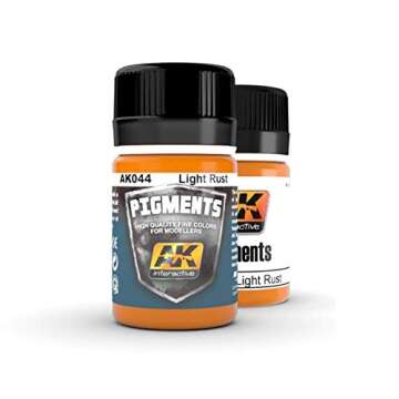 AK Interactive Light Rust Pigment - Model Building Paints and Tools # AK044