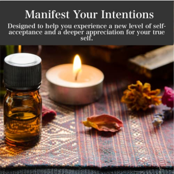 Self Love Candle with Pink Crystals | Natural 9 oz Wax