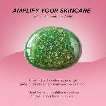 SKIN GYM Jade Sculpty Heart Gua Sha Tool, Heart-Shaped Facial Massage Tool for Sculpting and Relaxation