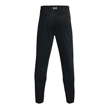 Under Armour Men's Utility Baseball Straight Leg Pant Pipe 22, (001) Black / / White, Small