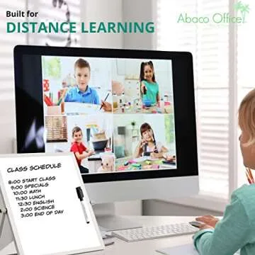 10" Abaco Whiteboard | Portable Dual-Sided Stand for Home & Office