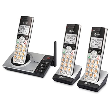 AT&T DECT 6.0 Cordless Phone System with 3 Handsets