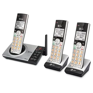 AT&T DECT 6.0 Cordless Phone System with 3 Handsets
