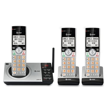 AT&T DECT 6.0 Cordless Phone System with 3 Handsets