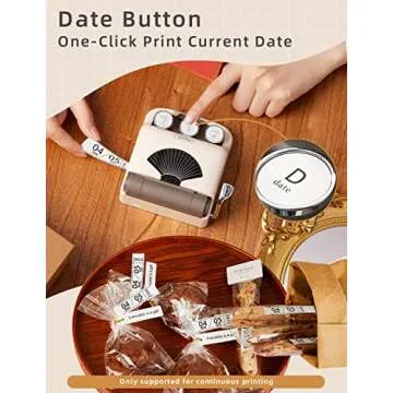 MakeID Q1 Label Maker with Bluetooth & HD Printing