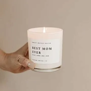 Best Mom Ever Candle | Spa Scented Soy Wax Candle