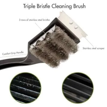 Cuisinart CCB-100 Triple Bristle Grill Cleaning Brush
