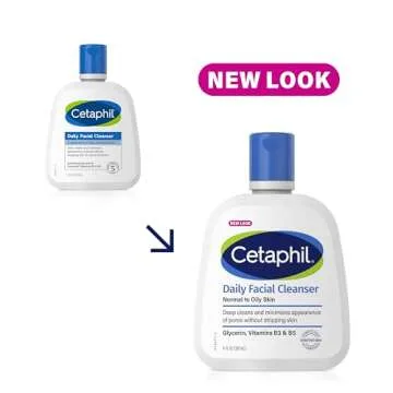 Cetaphil Daily Facial Cleanser: Gentle & Effective for Sensitive Skin 20 oz