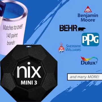 Nix Mini 3 Color Sensor - Paint Color Matching, CMYK, RGB, HEX. - Real-Life eyedropper Tool - for Painters, Graphic Designers, and More.