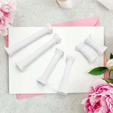 Hooshion 12 Pcs Roman Column Cake Stand for Elegant Cakes