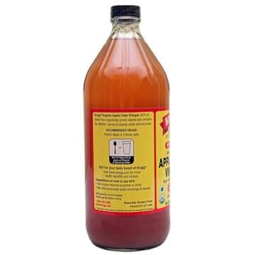 Bragg Organic Raw Apple Cider Vinegar, 32 Ounce - 1 Pack