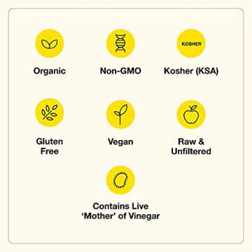 Bragg Organic Raw Apple Cider Vinegar, 32 Ounce - 1 Pack