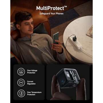 Anker 45W USB C Charger Block, Foldable PPS Fast Charger for iPhone 16/15 and More Series, Supports Super Fast Charging 2.0 for Galaxy S24 Ultra