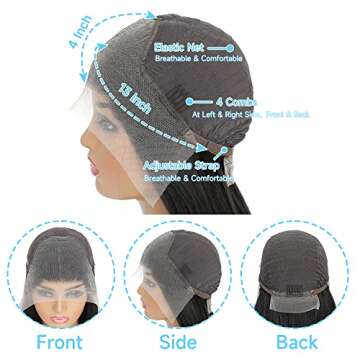 30 Inch HD Lace Front Wigs for Women - Virgin Hair