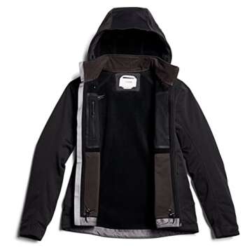 SITKA Gear Women's Hunting Windproof Jetstream Jacket, Sitka Black, M