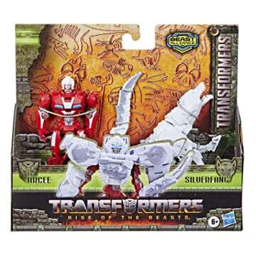 Transformers: Rise of The Beasts Movie, Beast Alliance, Beast Combiners 2-Pack Arcee & Silverfang To...