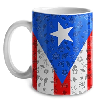 Lotacy Puerto Rico Ceramic Mug - Cultural Gift Idea