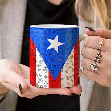 Lotacy Puerto Rico Ceramic Mug - Cultural Gift Idea