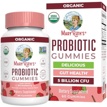 MaryRuth's Organic Probiotic Gummies for Digestive & Immune Support