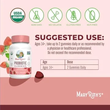 Organic Probiotic Gummies for Digestive Health & Immune Support