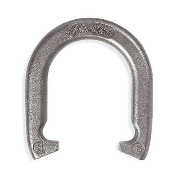 Champion Sports unisex adult Classic Horseshoe Game Set, Black/Silver/Brass, One Size US