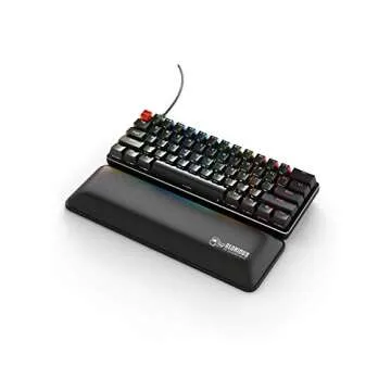 Glorious Custom Gaming Keyboard - GMMK 60% Percent Compact - USB C Wired Mechanical Keyboard - RGB Hot Swappable Switches & Keycaps - Black Metal Top Plate