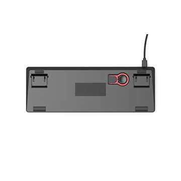 Glorious Custom Gaming Keyboard - GMMK 60% Percent Compact - USB C Wired Mechanical Keyboard - RGB Hot Swappable Switches & Keycaps - Black Metal Top Plate