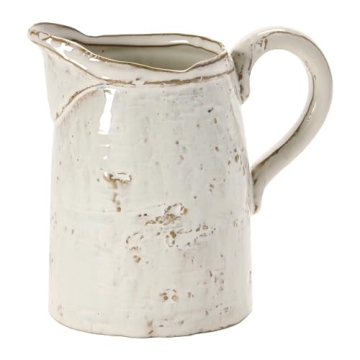 Creative Co-Op 28 oz. Stoneware Reactive Glaze Pitcher