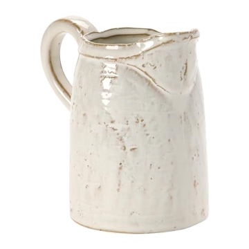 Creative Co-Op 28 oz. Stoneware Reactive Glaze Pitcher