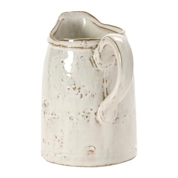 Creative Co-Op 28 oz. Stoneware Reactive Glaze Pitcher