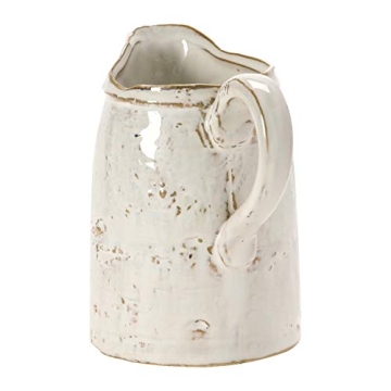 Creative Co-Op 28 oz. Stoneware Reactive Glaze Pitcher