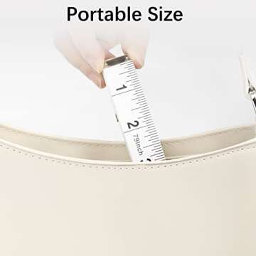 REIDEA Clothing Measure Tape Dual Sided, 79in/200cm Soft Fabric Tape Measure for Body Measurement Fitness, Weight Loss, Measuring Waist, Thighs, Arms, Sewing Clothing Tailor